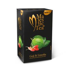 Ochutnej Ořech Biogena Čaj Majestic Tea Goji a Limetka 20 x 2,5 g 50g