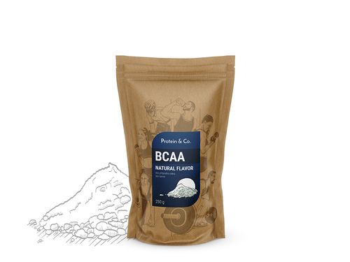 Protein&Co. INSTANT BCAA 2:1:1 250g Příchuť 1: natural flavor, Váha: 500 g