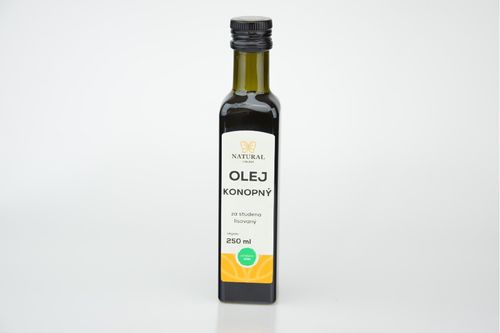 Olej konopný za studena lisovaný Natural 250ml 250ml