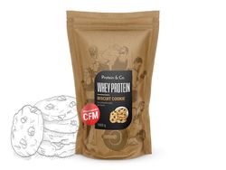 Protein&Co. WHEY PROTEIN 80 1000 g Příchuť 1: Biscuit cookie