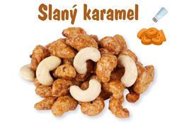 Kešu ořechy SLANÝ KARAMEL 250g