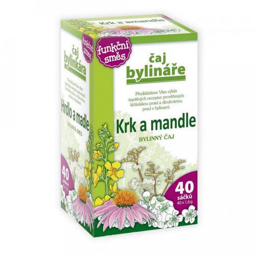 Apotheke Čaj Bylinář Krk a mandle 40 sáčků