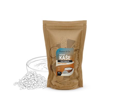 Protein&Co. Proteinová rýžová kaše 480 g Příchuť: Sweet natural