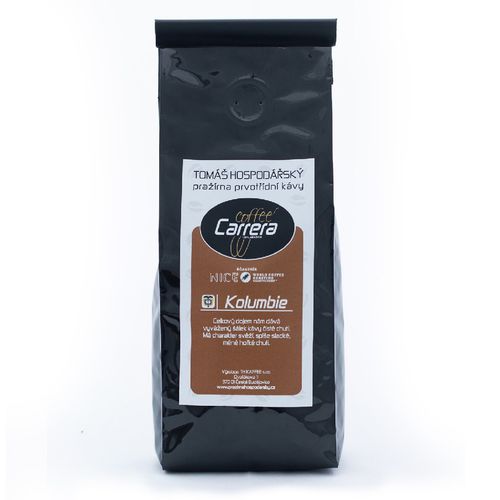 Ochutnej Ořech Carrera coffee zrnková káva Kolumbie 450g