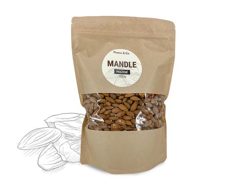 Protein&Co. Mandle pražené Váha: 1000g