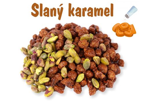 Pistácie jádra SLANÝ KARAMEL 200g