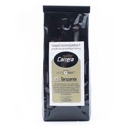 Ochutnej Ořech Carrera coffee zrnková káva Tanzánie 450g