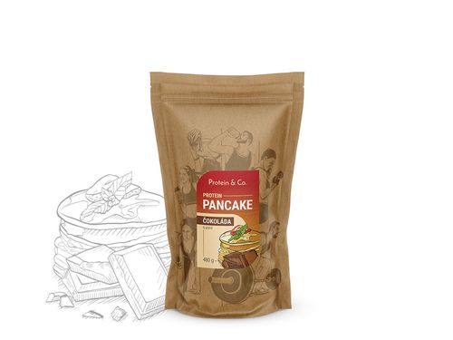 Protein&Co. Proteinové palačinky 480 g Příchuť: Vanilka