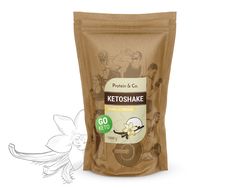 Protein&Co. Ketoshake – proteinový dietní koktejl 1 kg Množství: 1000 g, Vyberte příchuť -: Vanilla dream