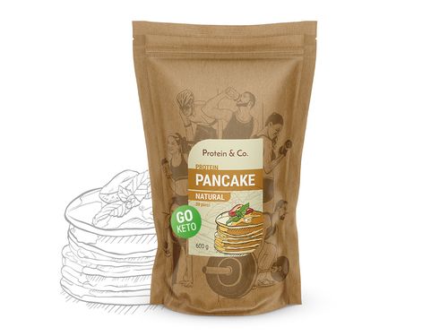 Protein&Co. Keto proteinové palačinky Příchuť 1: natural, Množství: 600g